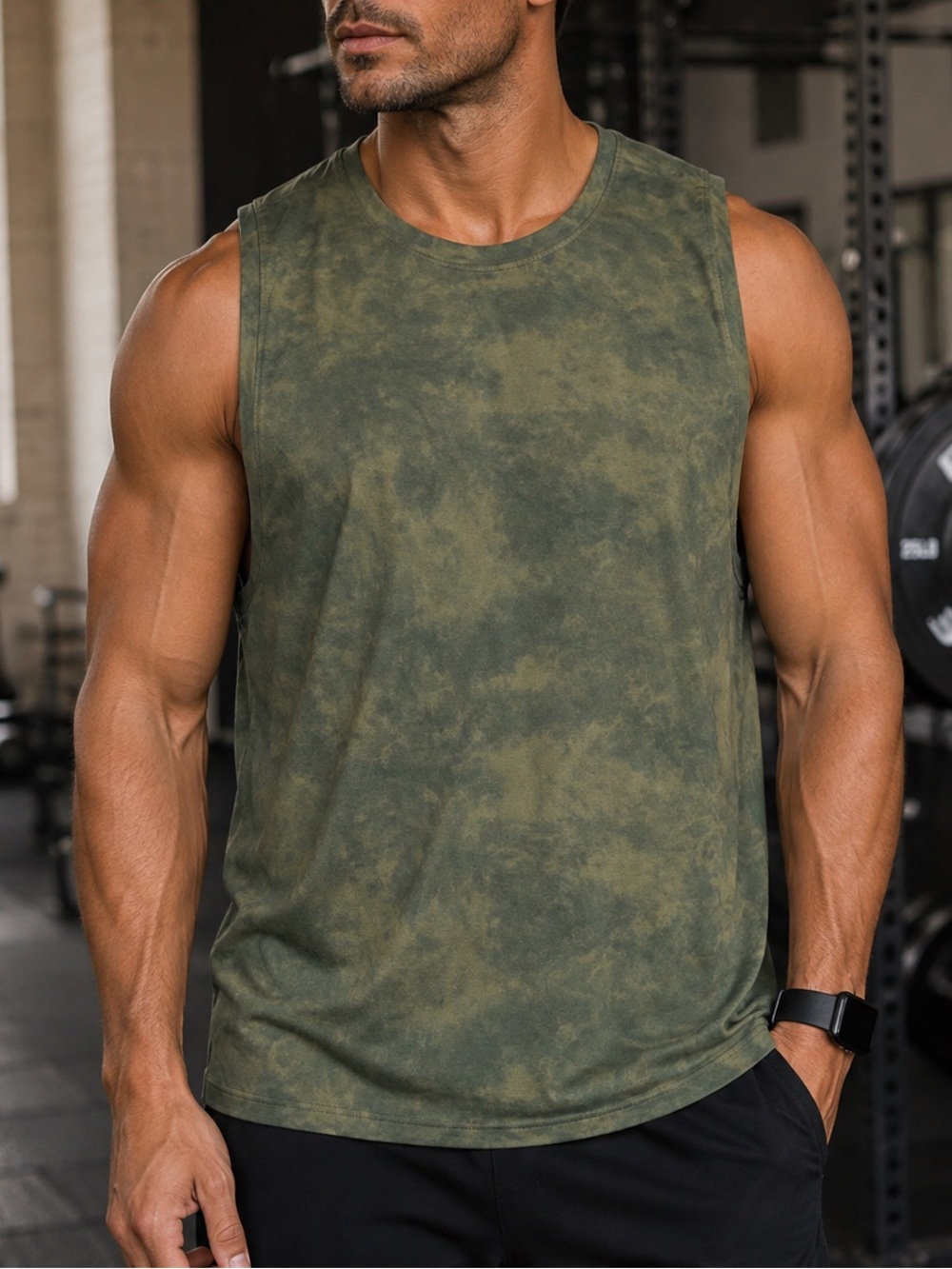 YPB Camo Athletic Tank Top Men’s Size XL Gym Workout